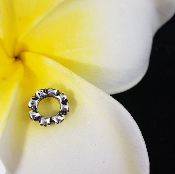Pandora Charm Rose Spacer Authentic .925 - Picture 5 of 7